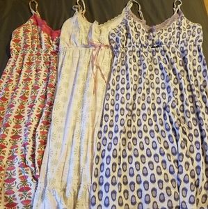 3 Belabumbum Nursing Nightgowns XL